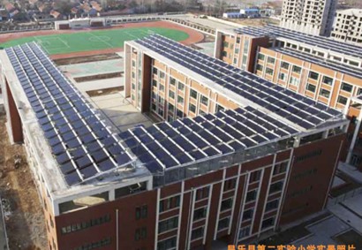 昌樂(lè)縣實(shí)驗(yàn)中學(xué)光伏熱泵中央空調(diào)系統(tǒng)