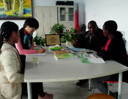 肯尼亞客戶到我公司參觀考察