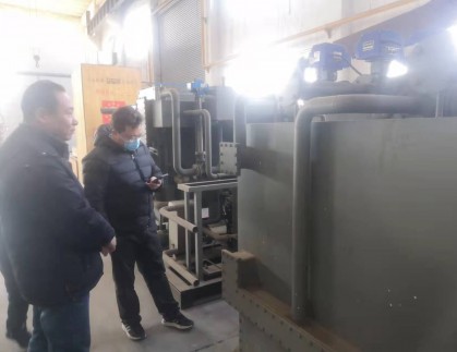 華為數據中心技術人員到祿禧新能源科技有限公司參觀考察