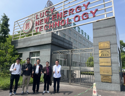 泰國國王科技大學Surachal Sanitjal 博士到山東祿禧新能源科技有限公司交流考察